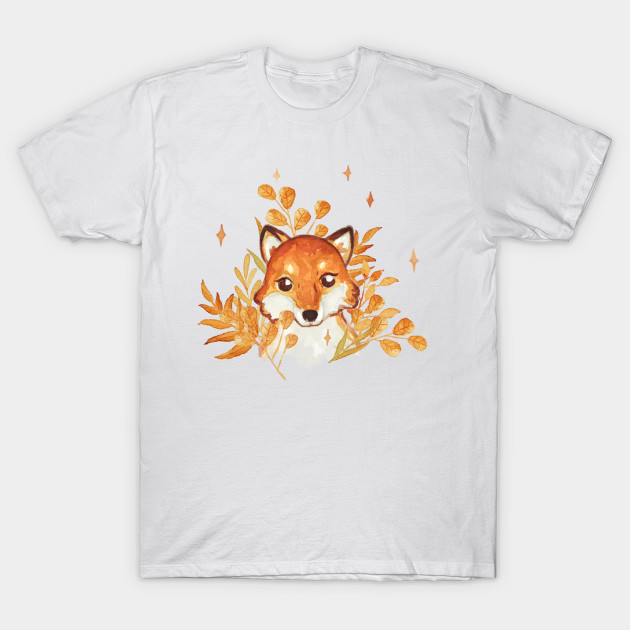 Orange fox by Hana Nekrep Art